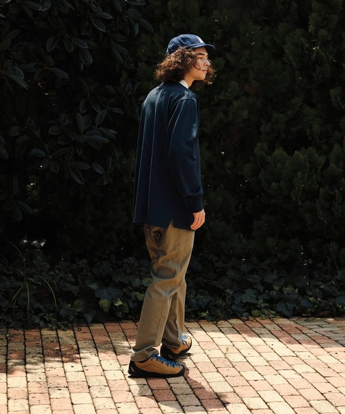 go slow caravan(ゴースローキャラバン)の「超ヘビーUSA/C タックラガーシャツ(ポロシャツ・メンズ・ネイビー/ホワイト・MEDIUM/LARGE/X-LARGE)」の13枚目の写真