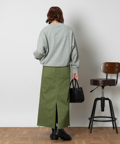 SOMETHING（サムシング）の「SOMETHING(サムシング)【レディース】ベーカースカート（スカート・レディース・グリーン・S/M/XS）」の15枚目の写真
