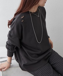 【WEB限定】ダメージ加工スウェット