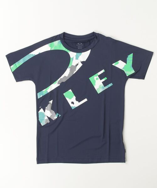 OAKLEY(オークリー)の「オークリー EN TECH COLD SS TEE CAMO YTR 7.0/Tシャツ/ UPF50+ /接触冷感/リフレクター/ キッズ/OAKLEY(Tシャツ/カットソー・キッズ・ネイビー/ホワイト/ブラック・S/L/M/XS)」の5枚目の写真