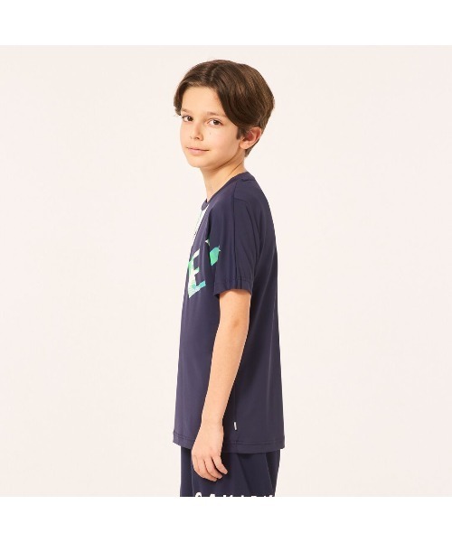 OAKLEY(オークリー)の「オークリー EN TECH COLD SS TEE CAMO YTR 7.0/Tシャツ/ UPF50+ /接触冷感/リフレクター/ キッズ/OAKLEY(Tシャツ/カットソー・キッズ・ネイビー/ホワイト/ブラック・S/L/M/XS)」の8枚目の写真