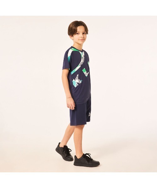 OAKLEY(オークリー)の「オークリー EN TECH COLD SS TEE CAMO YTR 7.0/Tシャツ/ UPF50+ /接触冷感/リフレクター/ キッズ/OAKLEY(Tシャツ/カットソー・キッズ・ネイビー/ホワイト/ブラック・S/L/M/XS)」の11枚目の写真