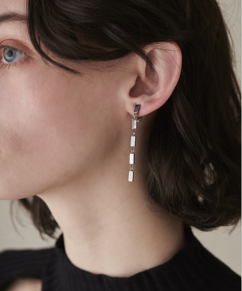 ciite' surgical stainless(シーテサージカルステンレス)の「【 金属アレルギー対応 】 モチーフロングイヤリング サージカルステンレス (両耳用)(イヤリング・レディース・シルバー/ゴールド・FREE)」の12枚目の写真