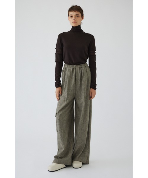 RIM.ARK(リムアーク)の「Tweed cargo PT ツイードカーゴパンツ(スラックス・レディース・ライトベージュ/グレイッシュベージュ/ブラック・38/36)」の18枚目の写真