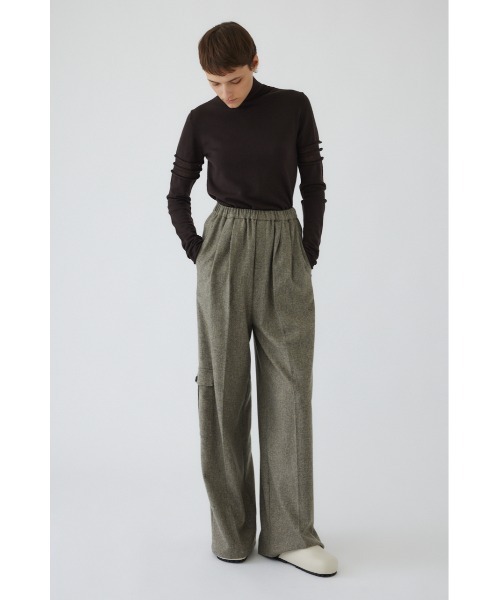 RIM.ARK(リムアーク)の「Tweed cargo PT ツイードカーゴパンツ(スラックス・レディース・ライトベージュ/グレイッシュベージュ/ブラック・38/36)」の19枚目の写真