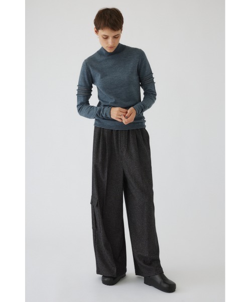 RIM.ARK(リムアーク)の「Tweed cargo PT ツイードカーゴパンツ(スラックス・レディース・ライトベージュ/グレイッシュベージュ/ブラック・38/36)」の5枚目の写真