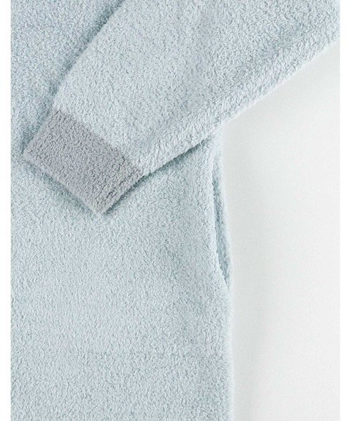 une nana cool（ウンナナクール）の「カラーブロッキング ワンピース（ルームワンピース・レディース・アイボリー/サックスブルー・M-L）」の5枚目の写真