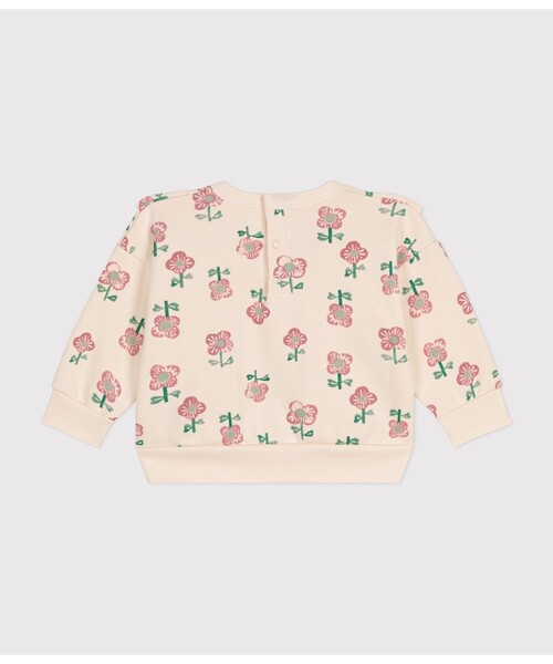 【セール】スウェット長袖プルオーバー（スウェット）｜PETIT BATEAU（プチバトー）