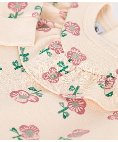 【セール】スウェット長袖プルオーバー（スウェット）｜PETIT BATEAU（プチバトー）