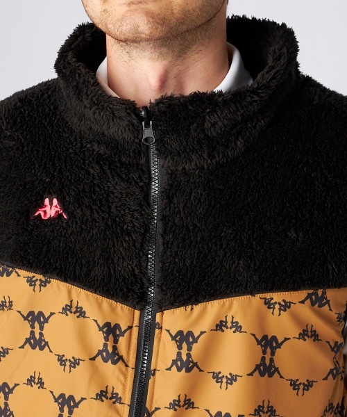 Kappa（カッパ）の「【Kappa / カッパ】リバーシブルボアベスト　ゴルフ（ベスト・メンズ・ブラック/ネイビー・LARGE/X-LARGE/MEDIUM）」の9枚目の写真