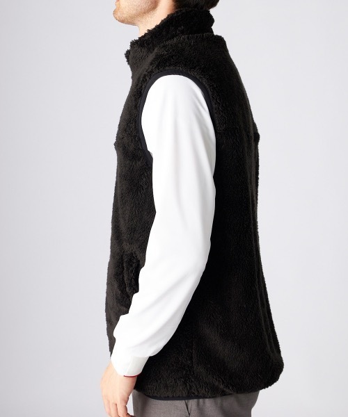 Kappa（カッパ）の「【Kappa / カッパ】リバーシブルボアベスト　ゴルフ（ベスト・メンズ・ブラック/ネイビー・LARGE/X-LARGE/MEDIUM）」の12枚目の写真