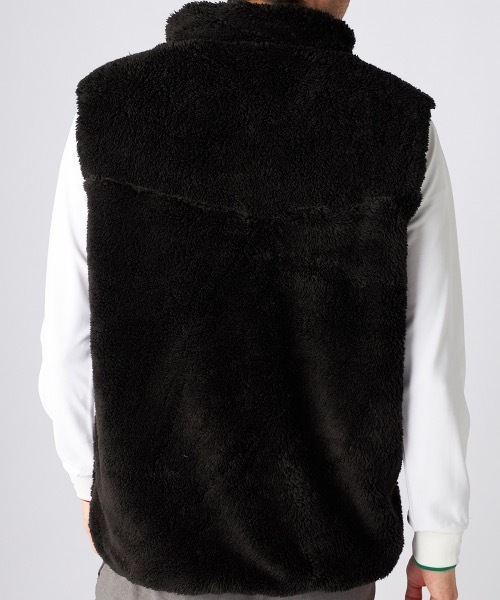 Kappa（カッパ）の「【Kappa / カッパ】リバーシブルボアベスト　ゴルフ（ベスト・メンズ・ブラック/ネイビー・LARGE/X-LARGE/MEDIUM）」の13枚目の写真