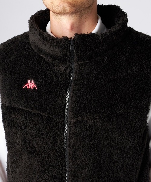 Kappa（カッパ）の「【Kappa / カッパ】リバーシブルボアベスト　ゴルフ（ベスト・メンズ・ブラック/ネイビー・LARGE/X-LARGE/MEDIUM）」の14枚目の写真