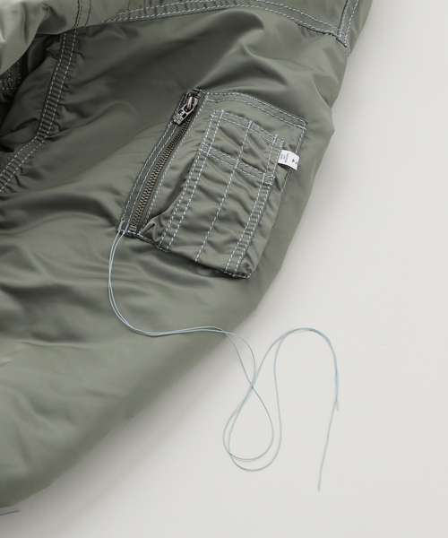 FACETASM（ファセッタズム）の「【FACETASM / ファセッタズム】HEAVY STITCH MA-1 JACKET（MA-1・メンズ・ブラック・4）」の3枚目の写真