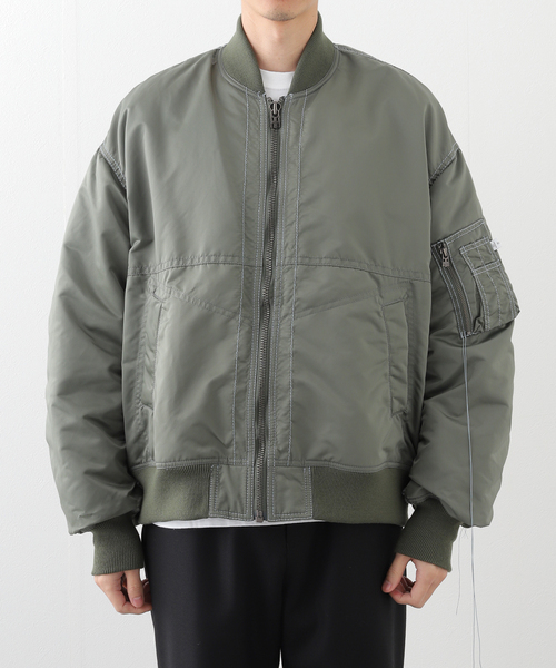 FACETASM（ファセッタズム）の「【FACETASM / ファセッタズム】HEAVY STITCH MA-1 JACKET（MA-1・メンズ・ブラック・4）」の7枚目の写真