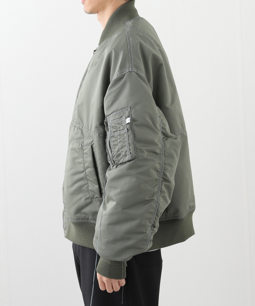 FACETASM（ファセッタズム）の「【FACETASM / ファセッタズム】HEAVY STITCH MA-1 JACKET（MA-1・メンズ・ブラック・4）」の8枚目の写真