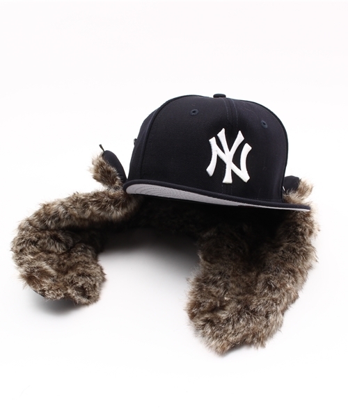NEW ERA 59FIFTY ファーキャップ 7 1/2 NEW ERA 秋冬 ニューエラ トラッパーキャップ CAP ファー NEWERA