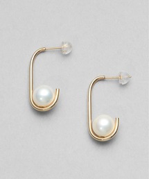 L &Co. K10シェルパールUラインピアス　新品未使用 Jewel closet by L&Co. ピアス K10 シェルパール Uライン