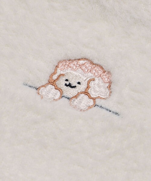 FREAK'S STORE(フリークスストア)の「tombonia/トムボニア シャギー ビーニー(ニットキャップ/ビーニー・メンズ・オフホワイト/ライトグレー/ブラック・FREE)」の5枚目の写真