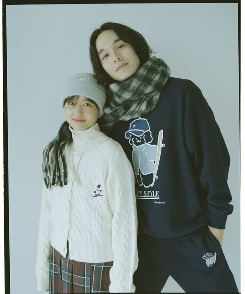 FREAK'S STORE(フリークスストア)の「tombonia/トムボニア シャギー ビーニー(ニットキャップ/ビーニー・メンズ・オフホワイト/ライトグレー/ブラック・FREE)」の10枚目の写真