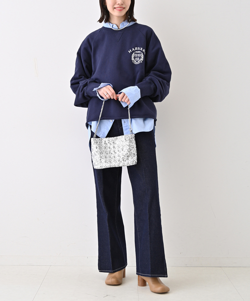 SLOBE IENA（スローブイエナ）の「SLOBE スパンコールバッグ（ショルダーバッグ・レディース・シルバー/ブラック・FREE）」の8枚目の写真