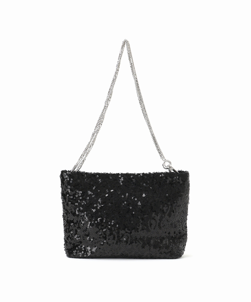 SLOBE IENA（スローブイエナ）の「SLOBE スパンコールバッグ（ショルダーバッグ・レディース・シルバー/ブラック・FREE）」の12枚目の写真