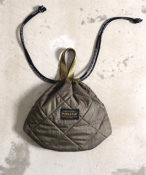 PENDLETON ペンドルトン HARDING QUILTING DRAWBAG ハーディング キルティング 巾着バッグ(ショルダーバッグ)|PENDLETON(ペンドルトン) PENDLETON ペンドルトン HARDING QUILTING DRAWBAG ハーディング キルティング 巾着バッグ(ショルダーバッグ)|PENDLETON(ペンドルトン)