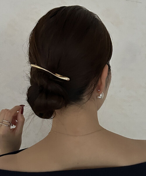 heilly/ヘイリー】シンプルヘアバレッタ（その他ヘアアクセサリー