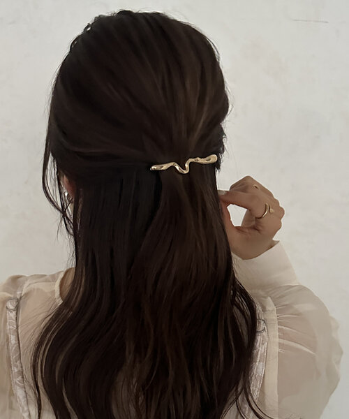 heilly/ヘイリー】シンプルヘアバレッタ（その他ヘアアクセサリー