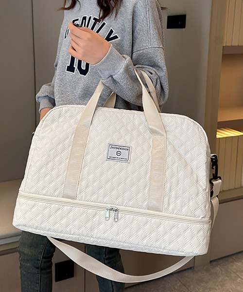 セール】ボストンバッグ キルティング 旅行カバン（ハンドバッグ