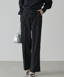 &. NOSTALGIA | 【ZOZO限定】フロッキードットワイドパンツ(その他パンツ)