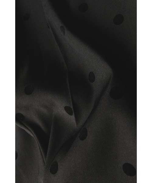 &. NOSTALGIA(アンドドットノスタルジア)の「【ZOZO限定】フロッキードットワイドパンツ(その他パンツ・レディース・チャコールグレー/ブラック・M)」の19枚目の写真