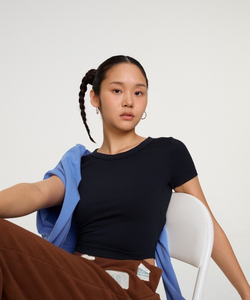 ナイキ NIKE レディース 半袖 ウィメンズ Dri-FIT クロップド ショートスリーブ トップ ナイキ ワン フィット HQ0249 （ブラック ナイキ NIKE レディース 半袖 ウィメンズ Dri-FIT クロップド