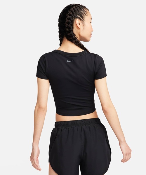 ナイキ NIKE レディース 半袖 ウィメンズ Dri-FIT クロップド ショートスリーブ トップ ナイキ ワン フィット HQ0249 （ブラック ナイキ NIKE レディース 半袖 ウィメンズ Dri-FIT クロップド
