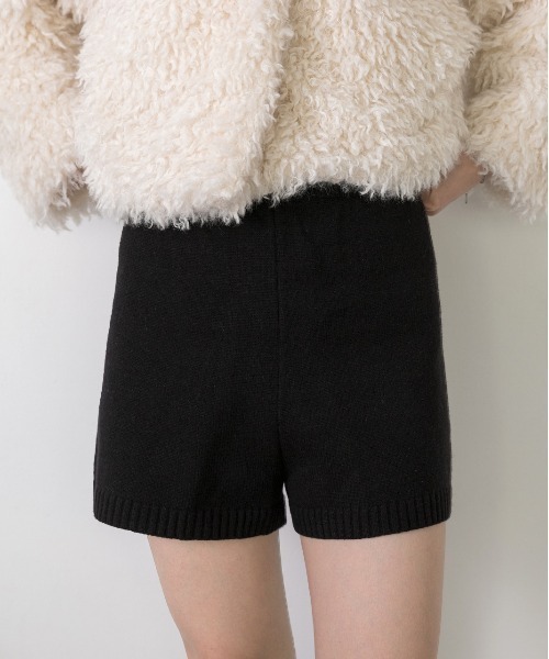 ad thie（アドティエ）の「ニットショートパンツ（その他パンツ・レディース・グレー/ブラック・FREE）」の8枚目の写真