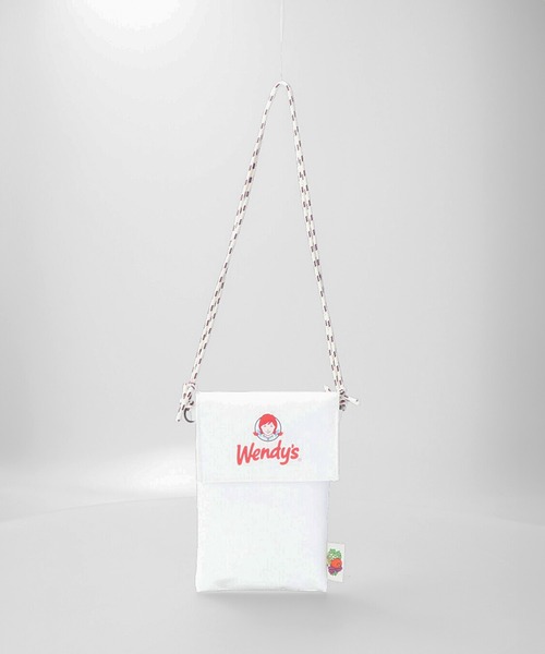 FRUIT OF THE LOOM(フルーツオブザルーム)の「WENDY’S PHONE SHOULDER / ショルダーバッグ / ウェンディーズ / カジュアル / ロゴ / プリント / スマホ / ユニセックス(ショルダーバッグ・レディース・レッド/ホワイト/ブラック・FREE)」の2枚目の写真