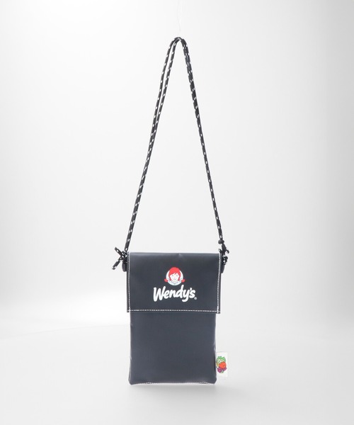FRUIT OF THE LOOM(フルーツオブザルーム)の「WENDY’S PHONE SHOULDER / ショルダーバッグ / ウェンディーズ / カジュアル / ロゴ / プリント / スマホ / ユニセックス(ショルダーバッグ・レディース・レッド/ホワイト/ブラック・FREE)」の3枚目の写真