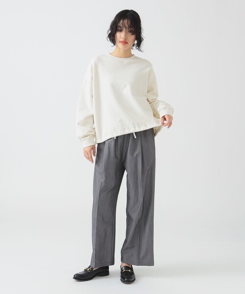 B:MING by BEAMS（ビーミングバイビームス）の「オーバーダイ 裏毛 プルオーバー トップス（スウェット・レディース・ピンク/ブラック系その他4/ホワイト系その他5/グリーン系その他・ONE SIZE）」の8枚目の写真