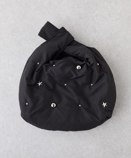 CIAOPANIC TYPY(チャオパニックティピー)の「【2025年S/S新作】【プチプラ】スタッズ付きパッファーミニハンドルBAG(トートバッグ・レディース・イエロー/オフホワイト/カーキ/ブラック・ONE SIZE)」の14枚目の写真