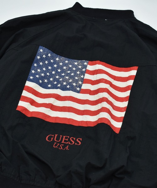 Guess（ゲス）の「【ヴィンテージ古着】90’s GUESS 星条旗 ナイロンジャケット（ナイロンジャケット・メンズ・ブラック・X-LARGE）」の17枚目の写真