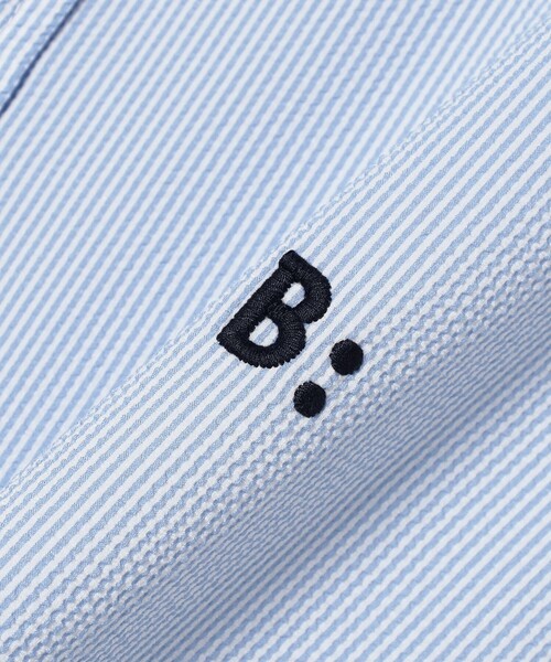 B:MING by BEAMS（ビーミングバイビームス）の「サッカー バンドカラー シャツ（シャツ/ブラウス・メンズ・ネイビー/グレー/ブルー・S/M/L/XL）」の4枚目の写真