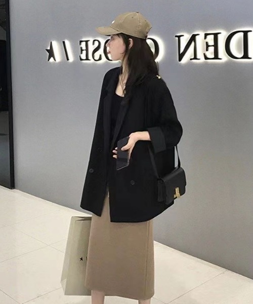 paravion（パラビオン）の「ダブルテーラードジャケット（テーラードジャケット・レディース・ブラウン/ブラック・SMALL/MEDIUM）」の11枚目の写真