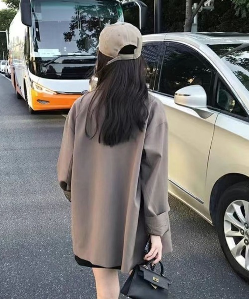 paravion（パラビオン）の「ダブルテーラードジャケット（テーラードジャケット・レディース・ブラウン/ブラック・SMALL/MEDIUM）」の9枚目の写真