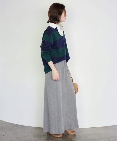 SLOBE IENA（スローブイエナ）の「《WEB限定/追加4》SLOBE スクエアトゥショートブーツ（ブーツ・レディース・ブラック/ベージュ・24.5cm/24cm/23.5cm/23cm）」の16枚目の写真