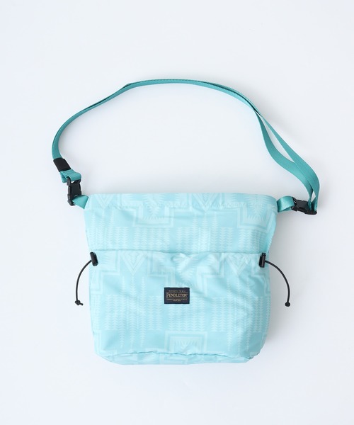 PENDLETON（ペンドルトン）の「PENDLETON　RIPSTOP MINI SHOULDE（ショルダーバッグ・レディース・ターコイズブルー/オフホワイト・FREE）」の3枚目の写真