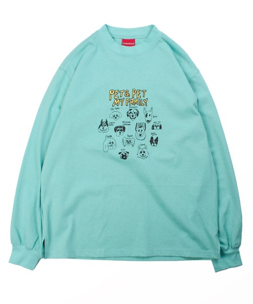 HUMAROUS(ヒューマラス)の「HUMAROUS rakugaki dog Tee(Tシャツ/カットソー・レディース・ブラック/オレンジ/ミント/オフホワイト・X-LARGE/LARGE/MEDIUM)」の6枚目の写真