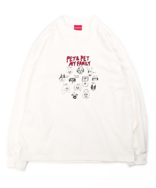 HUMAROUS(ヒューマラス)の「HUMAROUS rakugaki dog Tee(Tシャツ/カットソー・レディース・ブラック/オレンジ/ミント/オフホワイト・X-LARGE/LARGE/MEDIUM)」の12枚目の写真