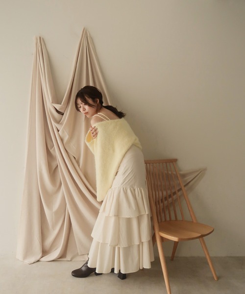 mideal シャギーニットアンサンブル mideal（マイディール）の「shaggy knit ensemble / シャギーニット