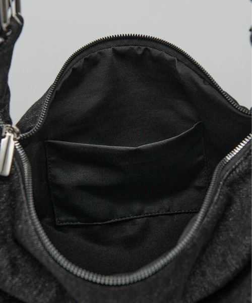 Carmelo(カーメロ)の「'Le reve' crystal denim medium bag(ショルダーバッグ・レディース・インディゴブルー/ブラック・FREE)」の6枚目の写真