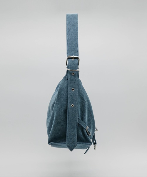 Carmelo(カーメロ)の「'Le reve' crystal denim medium bag(ショルダーバッグ・レディース・インディゴブルー/ブラック・FREE)」の12枚目の写真